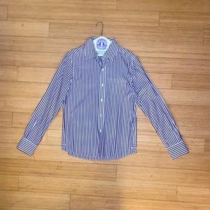 Band of Outsiders Striped Dress Shirt (Medium)